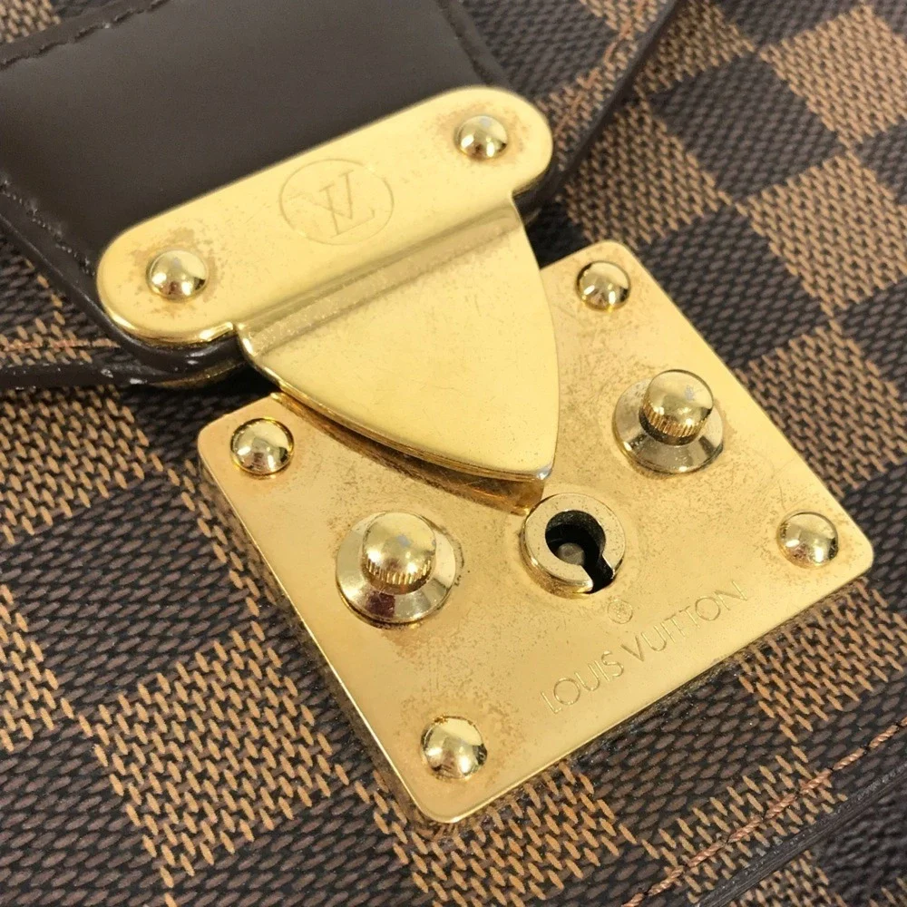 LOUIS VUITTON Brown Damier Canvas Shoulder Bag